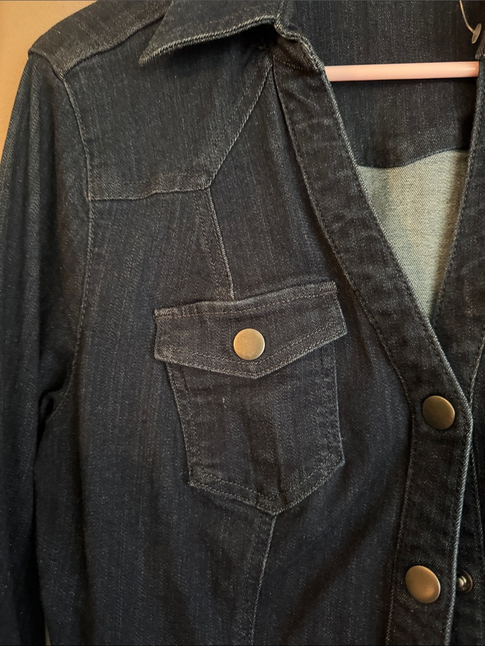 New York & Company Blue Denim Dress - Picture 7 of 14
